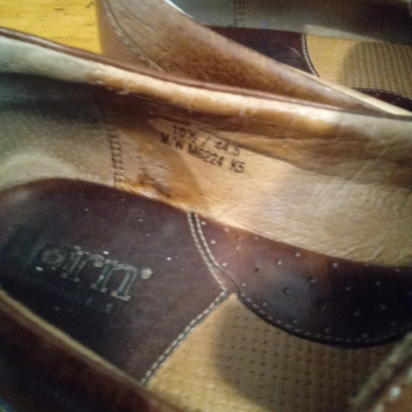 Born Men's Size 10.5 Casual Leather Slip-on Shoes - Picture 6 of 16